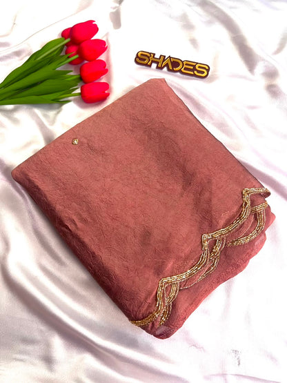 Rima - Crushed Soft Organza Saree