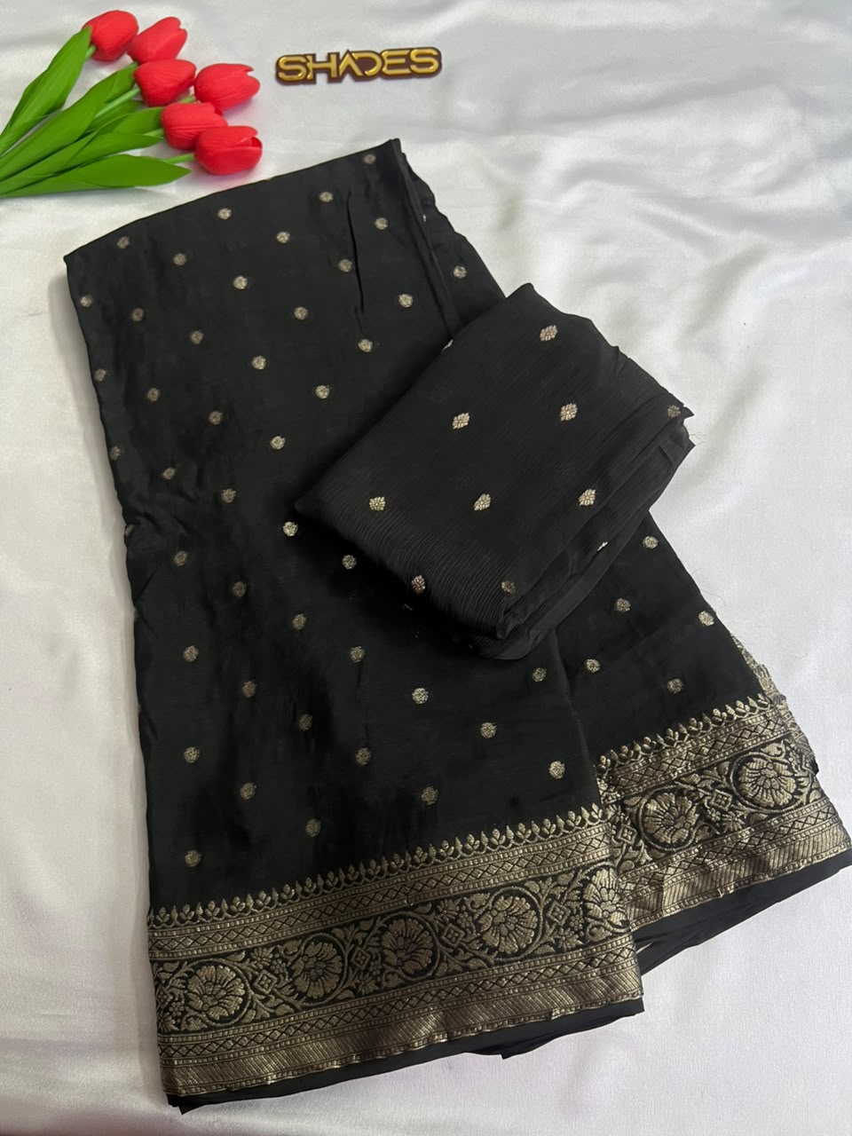 Royal Zari -  Pure Viscose Chinnon