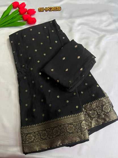 Royal Zari -  Pure Viscose Chinnon