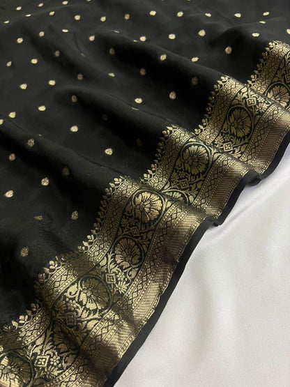 Royal Zari -  Pure Viscose Chinnon