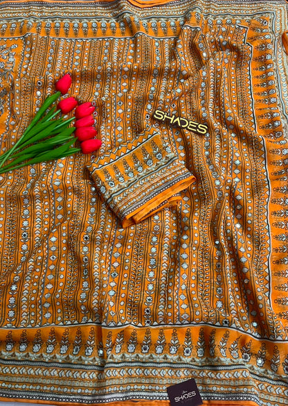 Naira - Viscose Georgette Saree