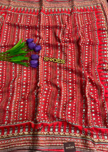 Naira - Viscose Georgette Saree