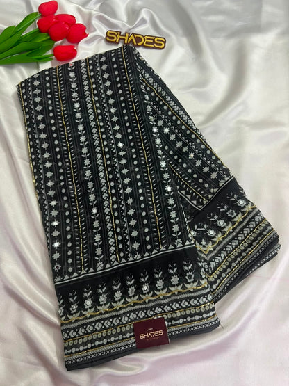 Naira - Viscose Georgette Saree
