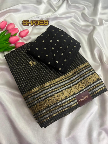 Malathi - Viscose Dola Silk Saree