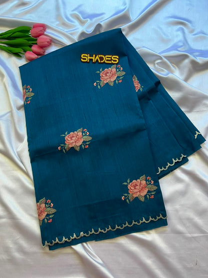 Rosella - Premium Semi Jute Saree