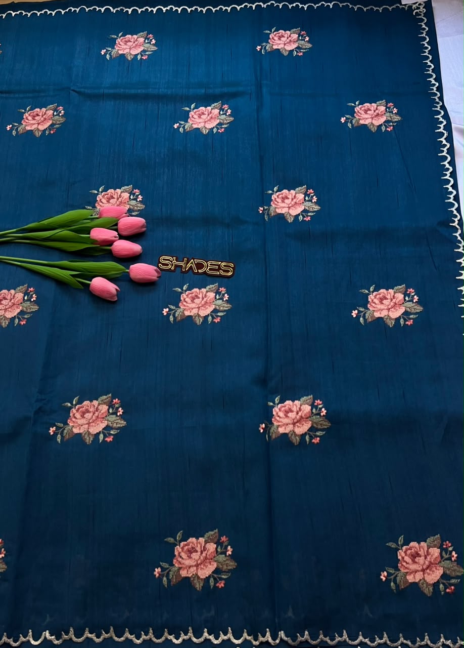 Rosella - Premium Semi Jute Saree
