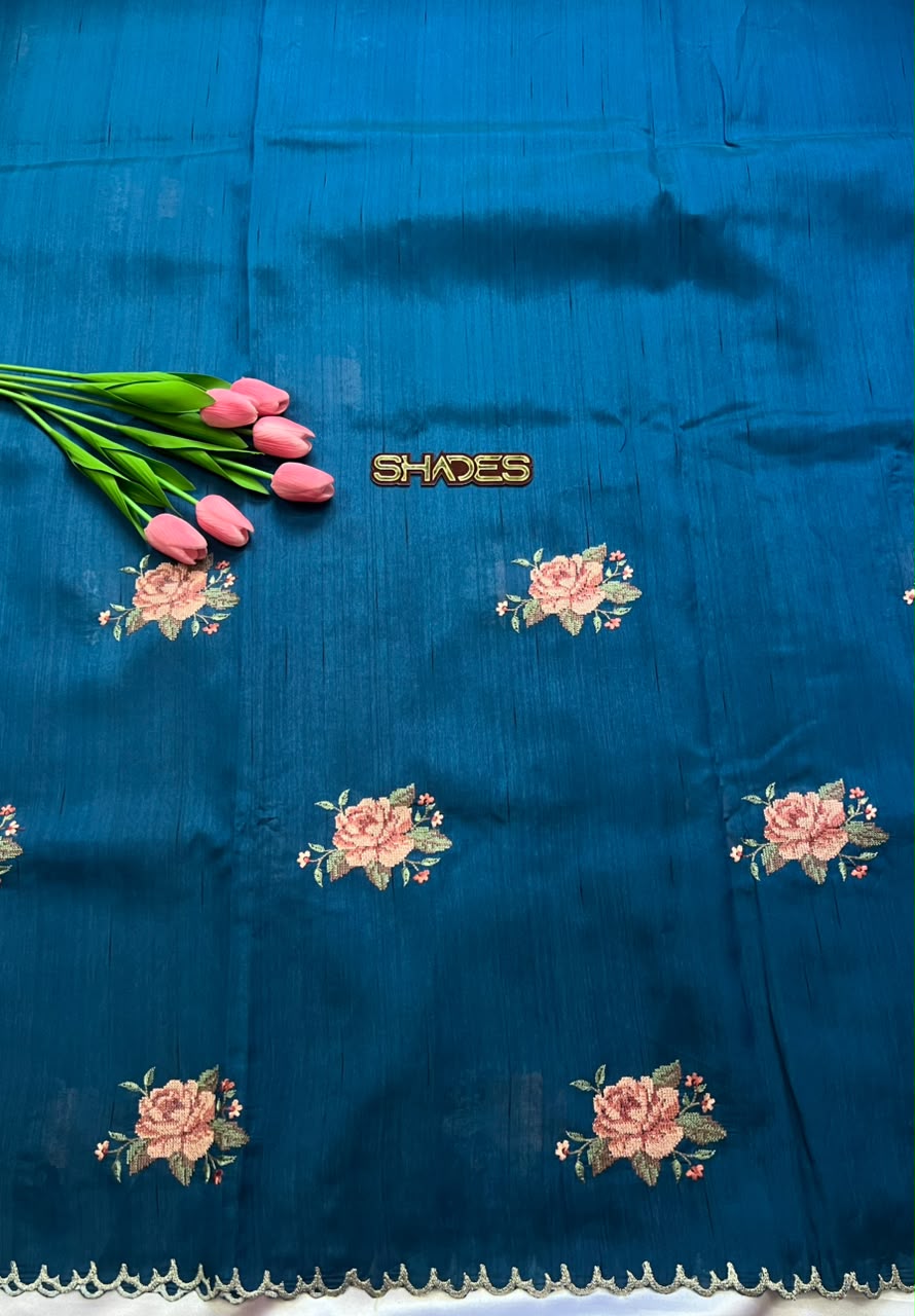 Rosella - Premium Semi Jute Saree