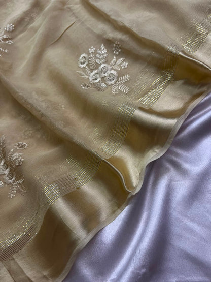 Divya - Pure Viscose Georgette Saree