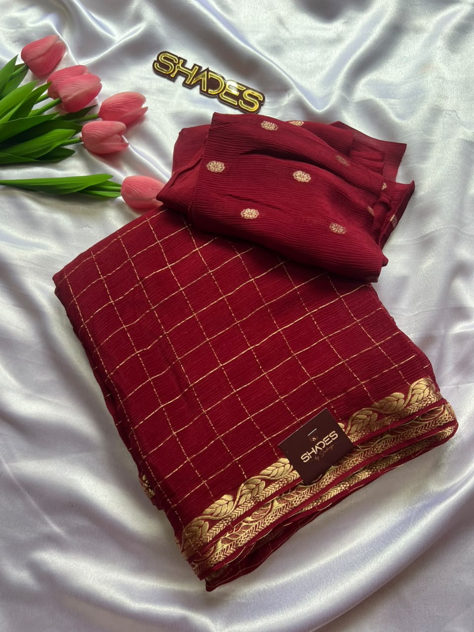 Varsha - Pure Viscose Chinnon Saree