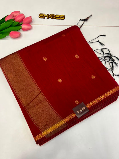 Maheshwari (Self) -  Maheshwari Silk Saree