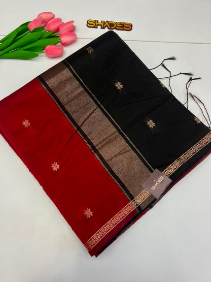 Maheshwari (Contrast) - Maheshwari Silk Saree