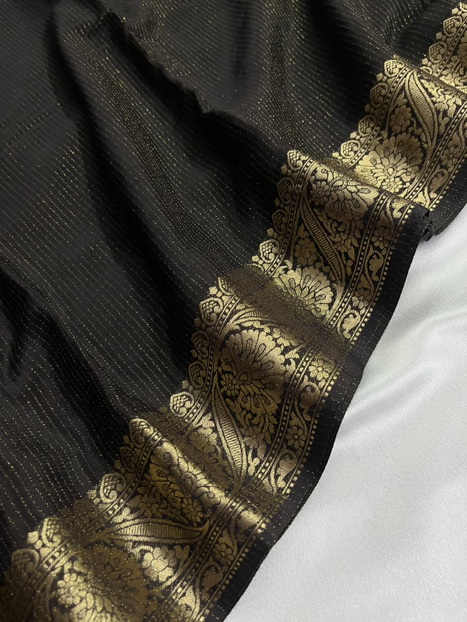 RUBY - Pure Viscose Chinnon Lurex Saree