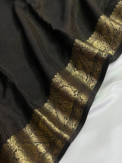 RUBY - Pure Viscose Chinnon Lurex Saree