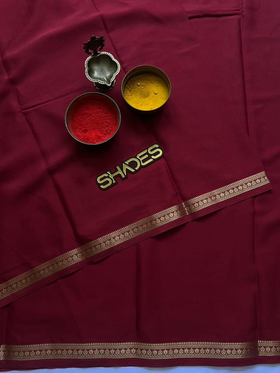 AARADHYA - Viscose Crepe Saree