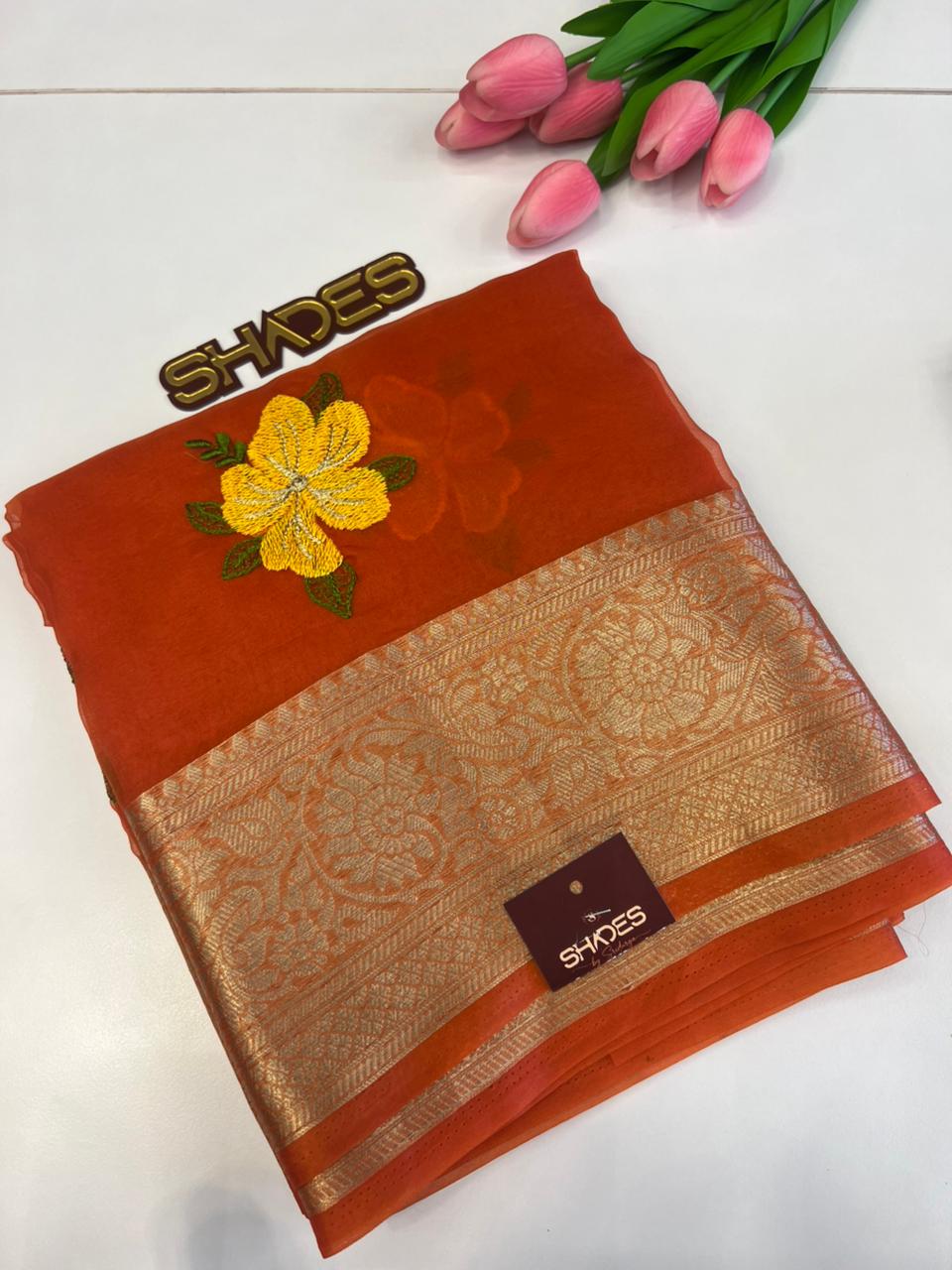 VAJRA - Organza Saree