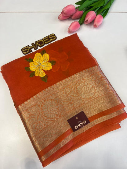 VAJRA - Organza Saree