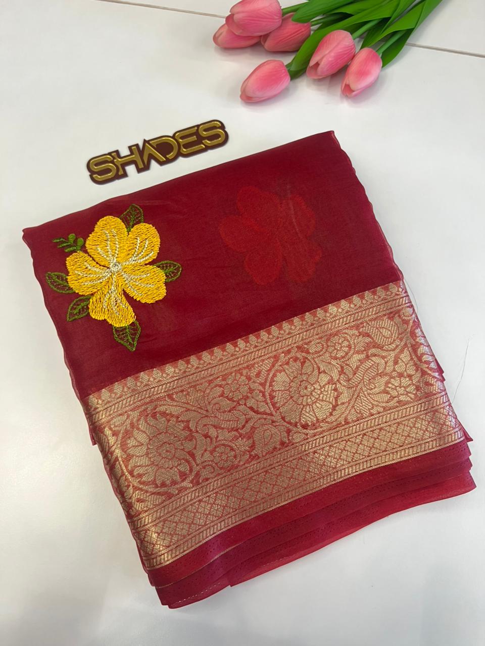 VAJRA - Organza Saree