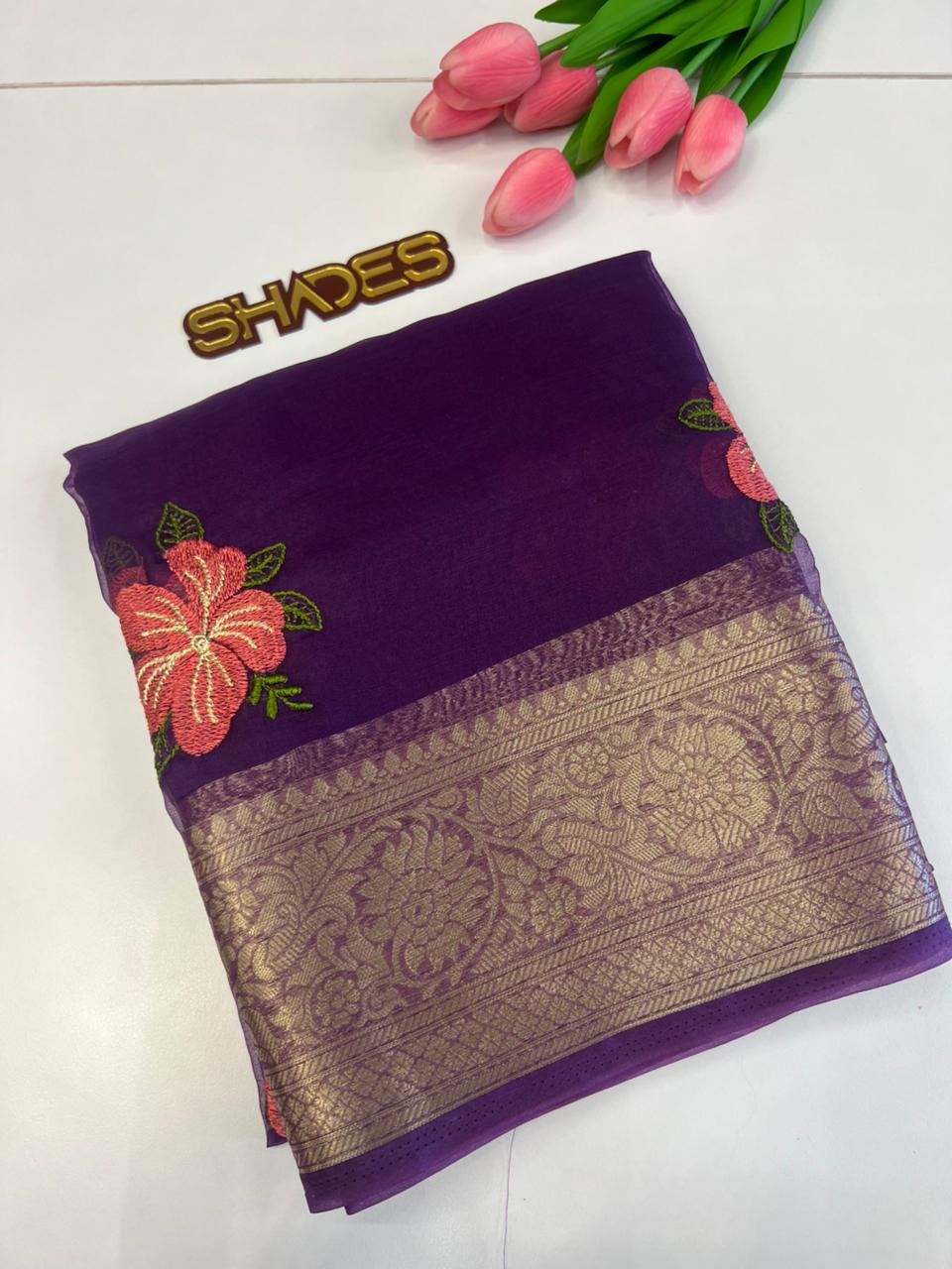 VAJRA - Organza Saree
