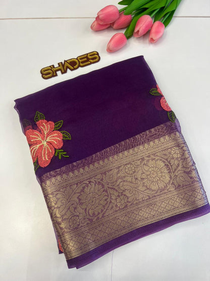 VAJRA - Organza Saree