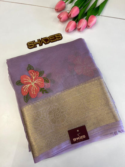 VAJRA - Organza Saree