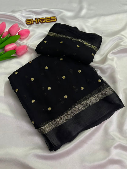 BELLA - Viscose Georgette Saree