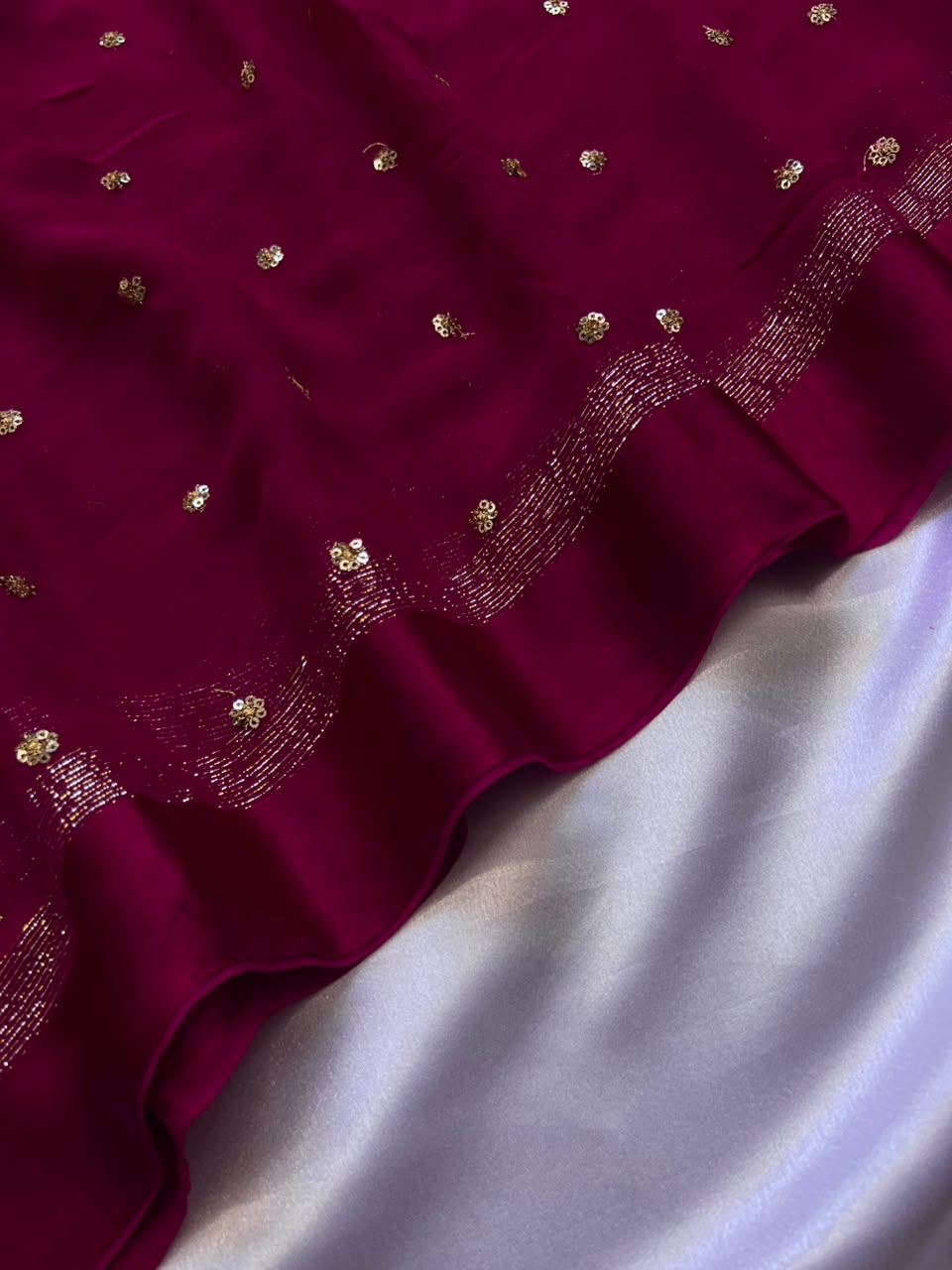 BELLA - Viscose Georgette Saree