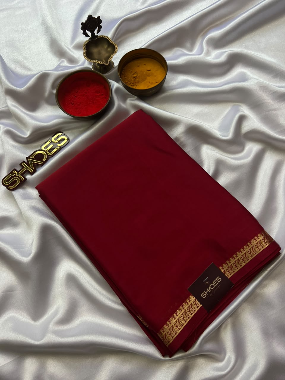 AARADHYA (border 2) - Viscose Crepe Saree (Copy)