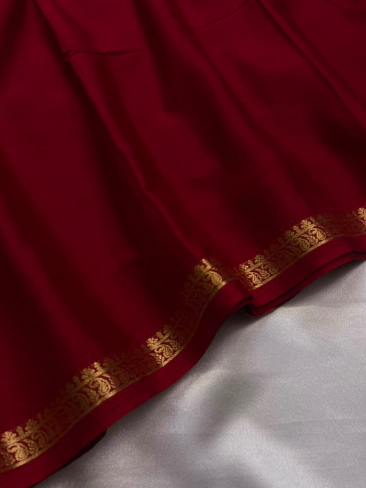 AARADHYA (border 2) - Viscose Crepe Saree (Copy)