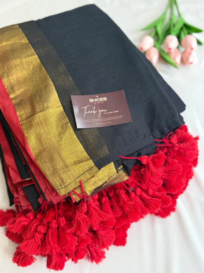 Mythili - Mul Cotton Saree image 2