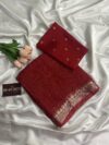 Elira - Pure Viscose Crushed Chinnon (maroon)